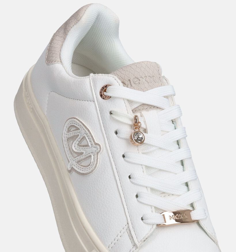 Mexx Tesi Rio Witte Sneakers voor dames (367251) - geschikt voor steunzolen