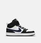 Nike Court Borough Mid Zwarte Sneakers voor jongens (377282)