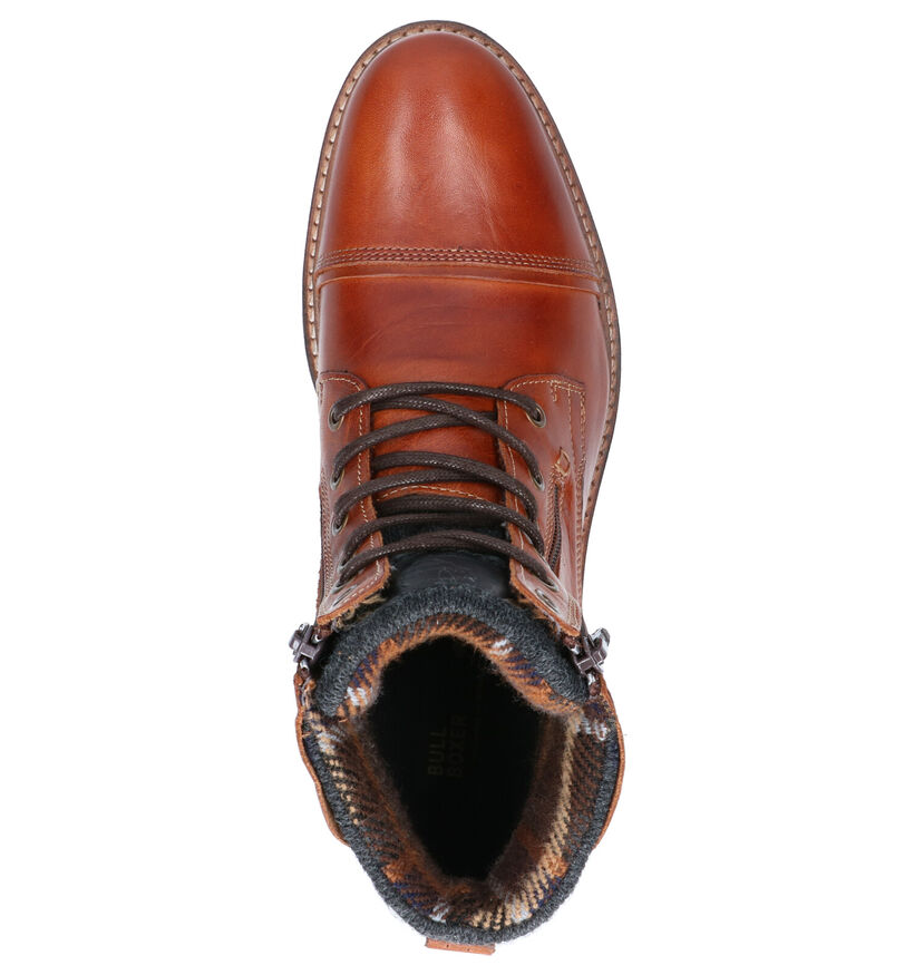 Bullboxer Cognac Boots in leer (252803)