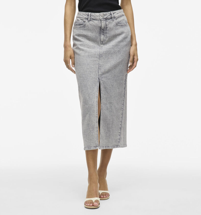 Vila Jaf Jupe mi-longues en Gris pour femmes (368100)