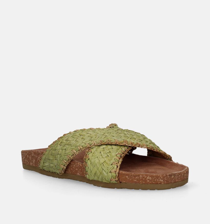 Marco Tozzi Groene Slippers voor dames (338344)