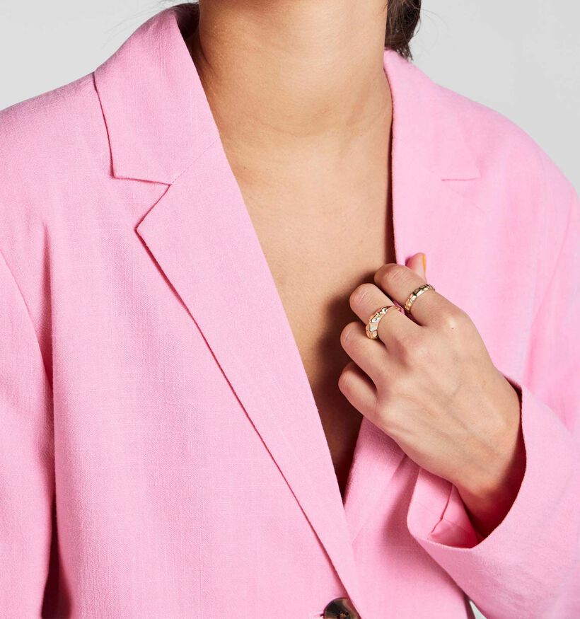 Pieces Vinsty Blazer oversized en Rose pour femmes (326802)