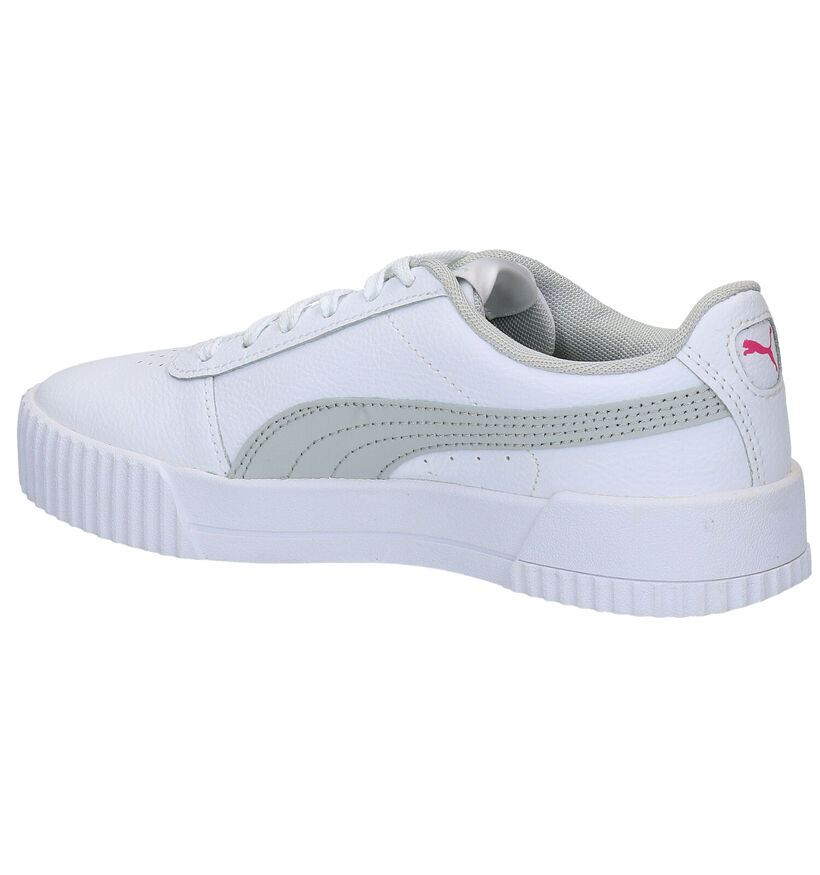 Puma Carina Witte Sneakers in kunstleer (276747)