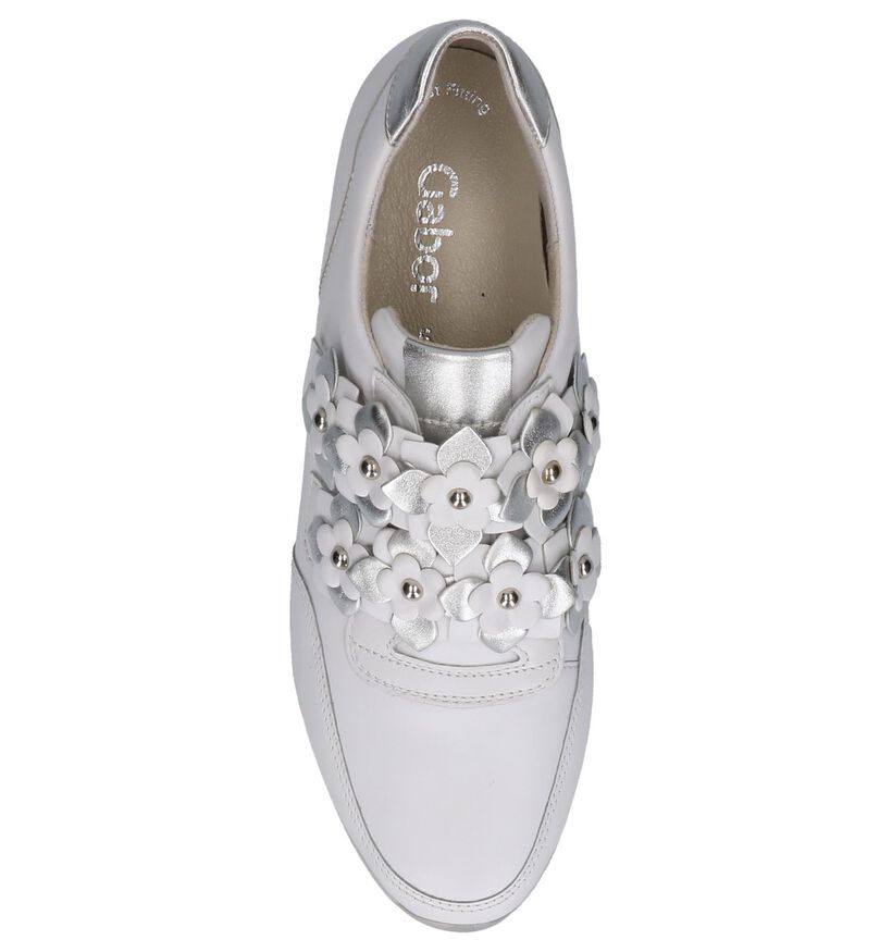 Gabor Best Fitting Chaussures slip-on en Blanc en cuir (216360)