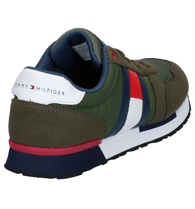 Tommy Hilfiger Baskets basses en Bleu foncé en textile (266585)