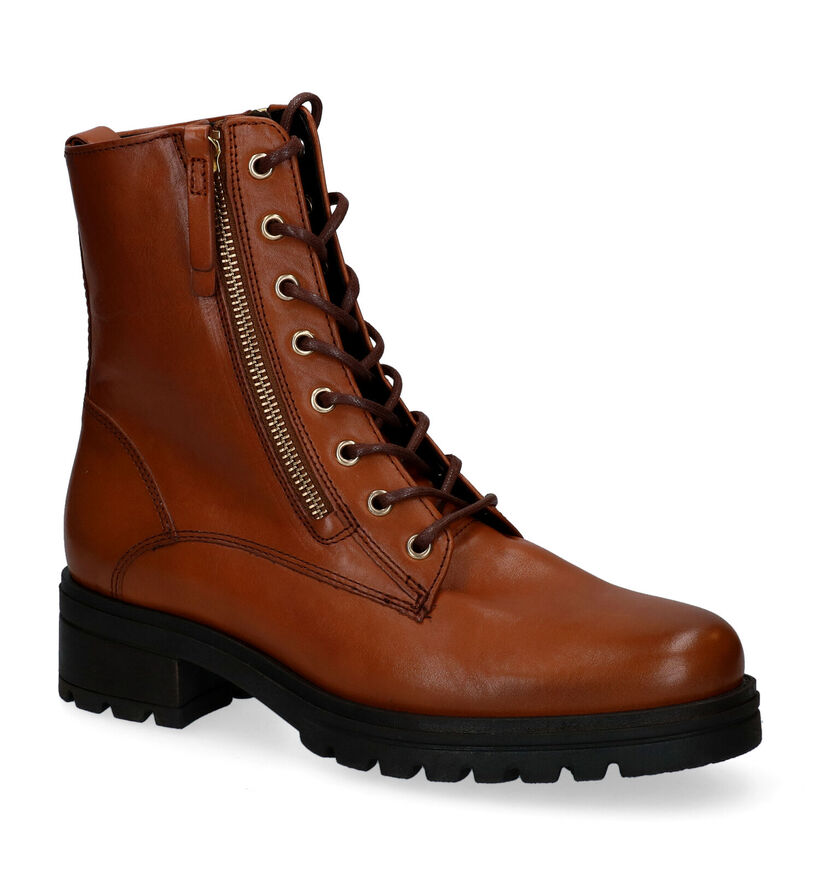 Gabor OptiFit Bottines en Noir en cuir (297215)