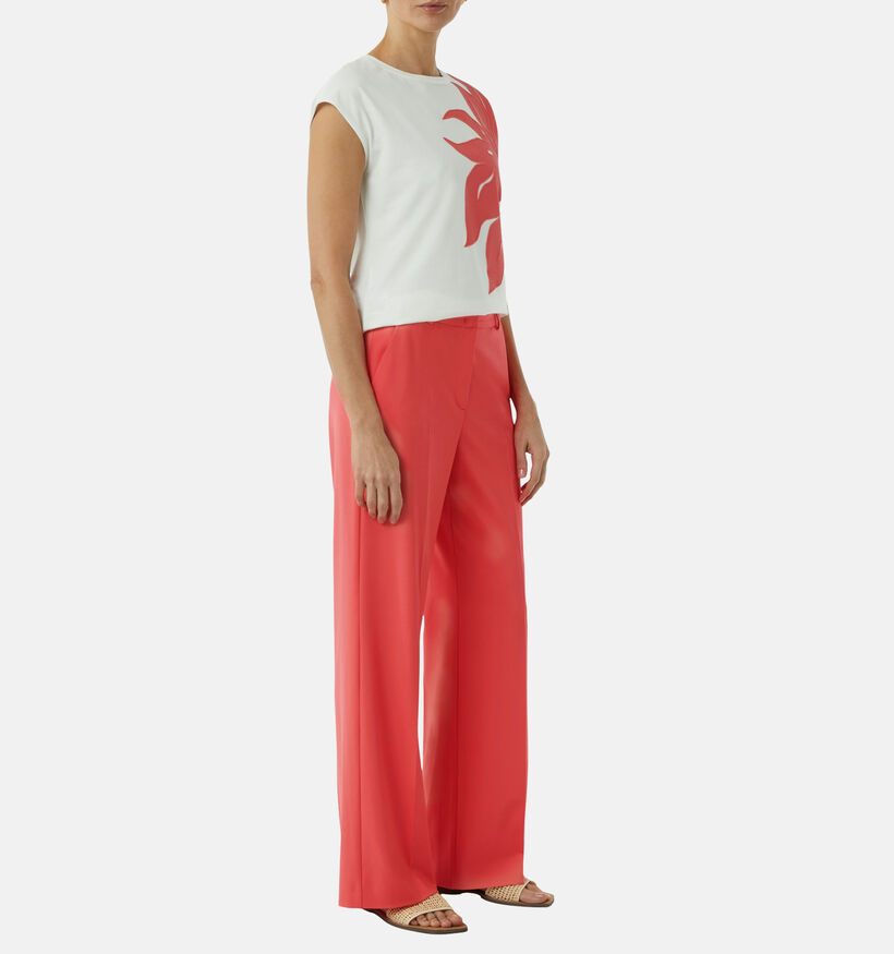 comma Witte T-shirt voor dames (358261)