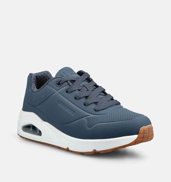 Skechers Memory Foam Low Baskets Noir/Blanc/Bleu/Vert