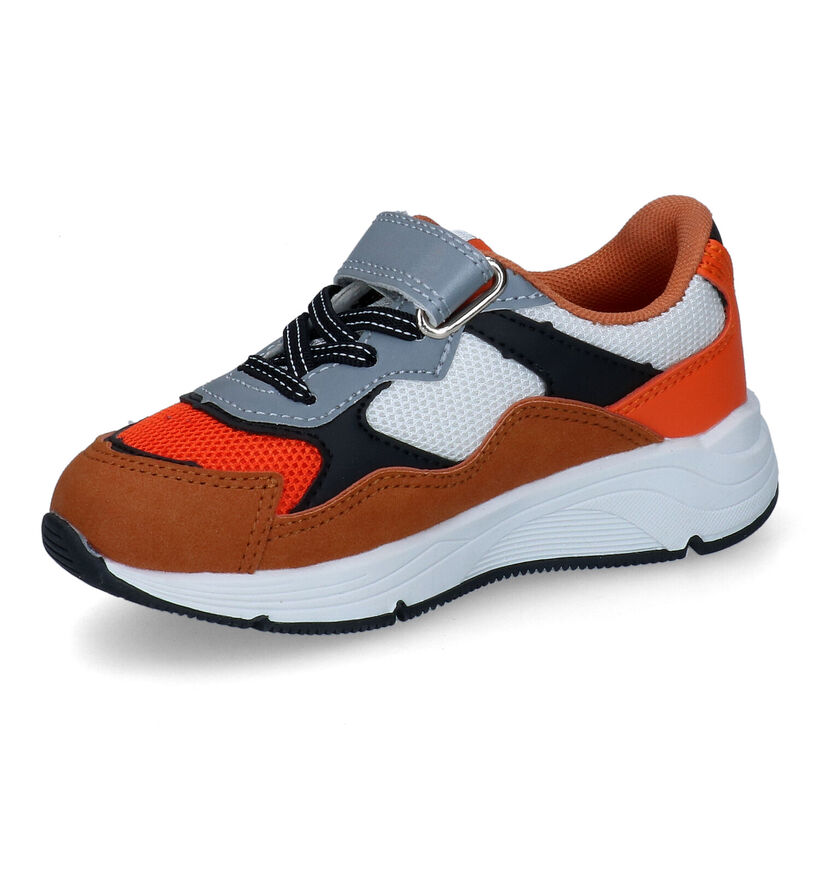 Milo & Mila Cognac Sneakers voor jongens (305288)