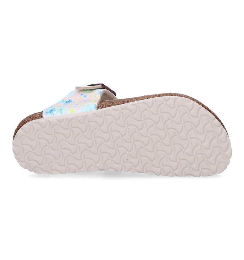 Birkenstock Gizeh Birko Flor Tongs en Or pour filles (338077)