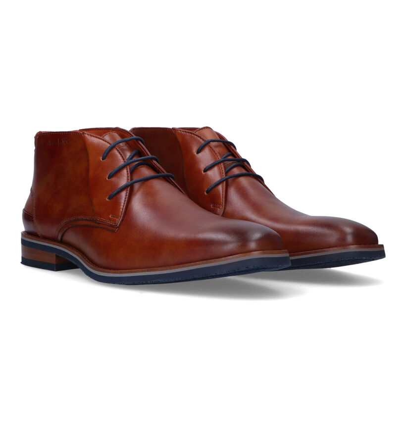 Van Lier Amalfi Chaussures classiques en Cognac pour hommes (322509)