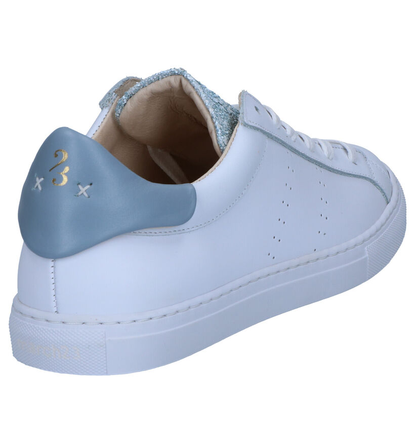 March23 Elmar Sneakers Wit in leer (269422)