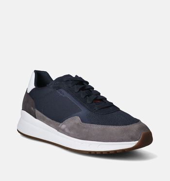 Geox Respira Lage schoenen Taupe/Blauw/Grijs