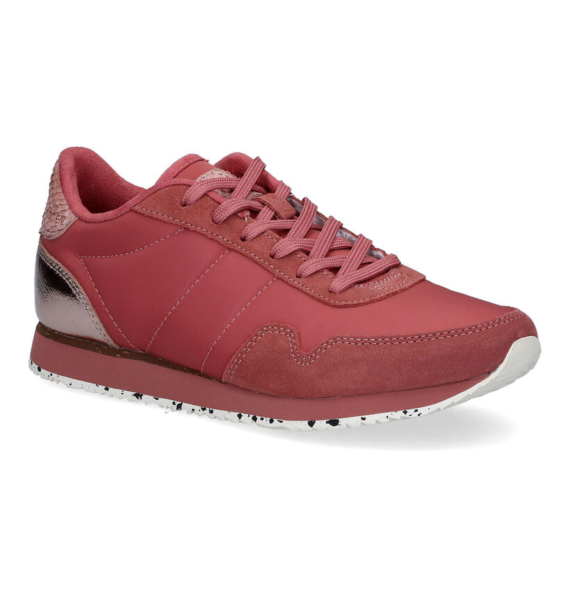 Woden Nora 3 Roze Sneakers voor dames (306892) - geschikt voor steunzolen