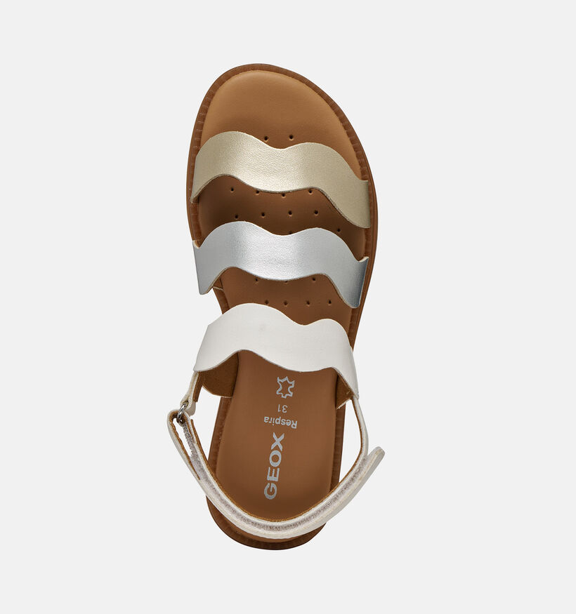 Geox Karly Sandales en Blanc pour filles (370122)