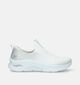 Skechers Arch Fit D'Lux Glimmer Dust Witte Slip-ins voor dames (335199) - geschikt voor steunzolen