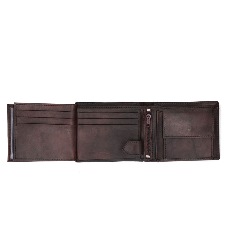 Euro-Leather Portefeuille en Noir pour hommes (365214)