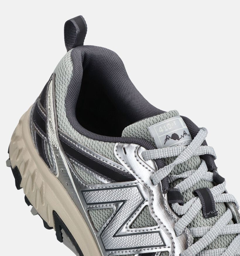 New Balance MT 410 Zilveren/Donkergrijze Sportsneakers voor heren (380365) - geschikt voor steunzolen