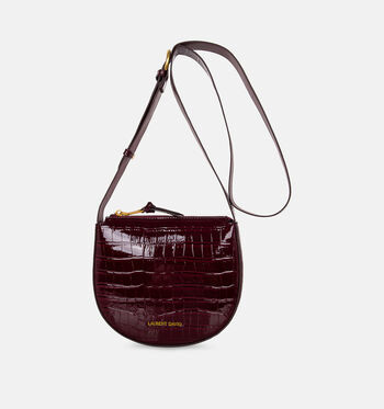 Laurent David Crossbody tassen Bruin/Bordeaux/Groen