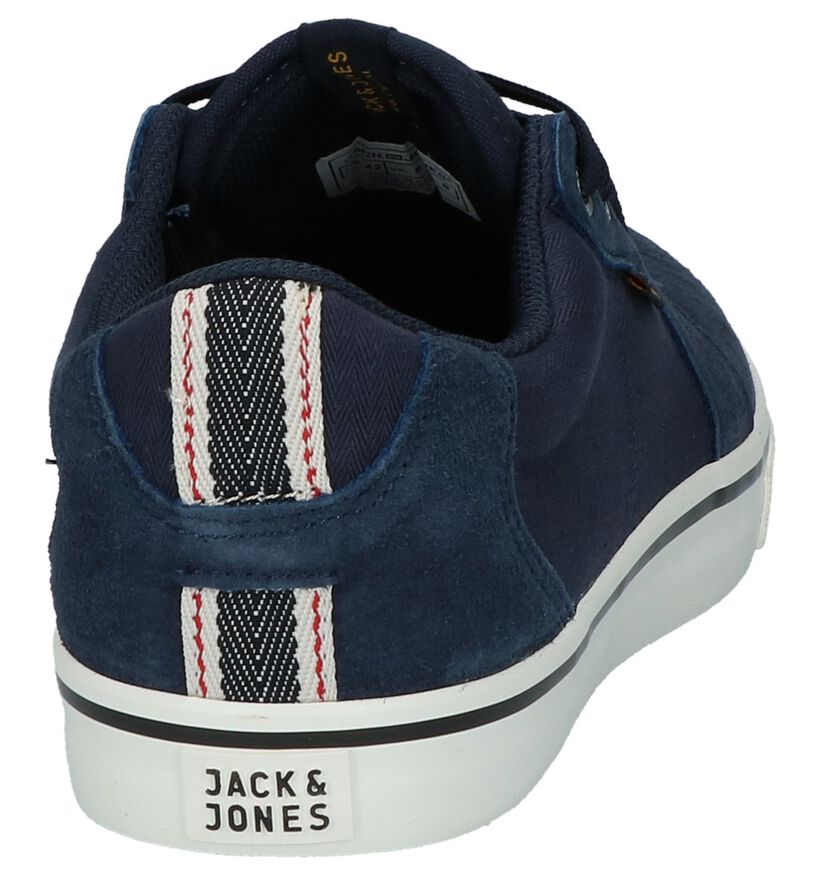 Jack & Jones Dandy Blauwe Lage Sneakers, , pdp
