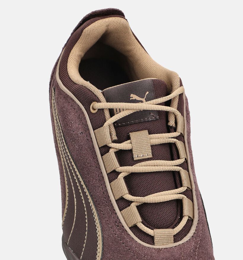 Puma Catch Soleil SD Baskets sportives en Brun fonc&eacute; pour femmes (375512) - pour semelles orthop&eacute;diques