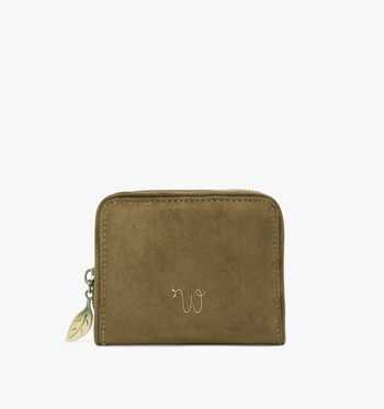 Woomen Petite maroquinerie Cognac/Vert