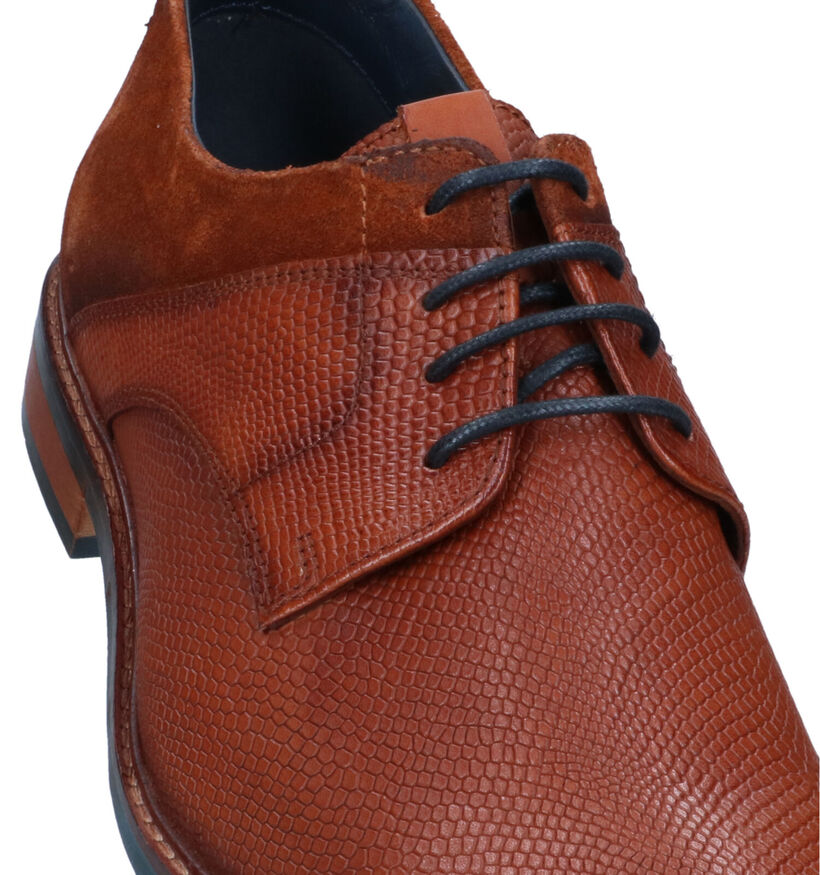 Via Borgo Chaussures classiques en Cognac pour hommes (319710)