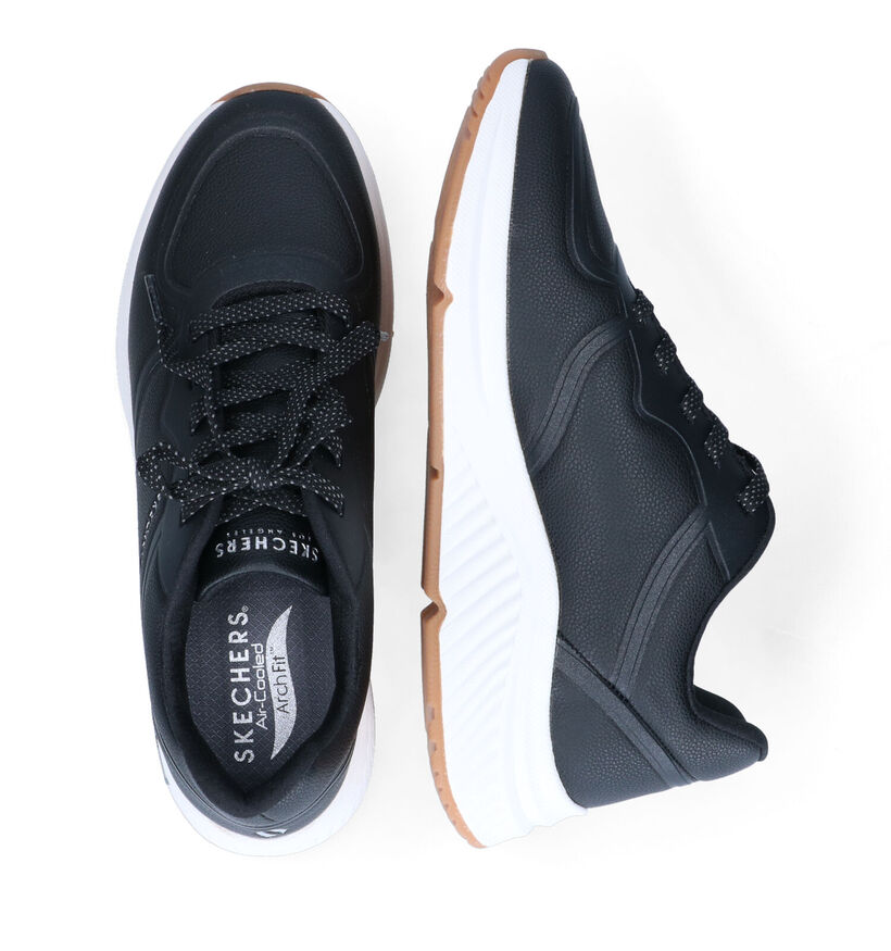 Skechers Arch Fit S-Miles Baskets en Noir pour femmes (334194) - pour semelles orthopédiques