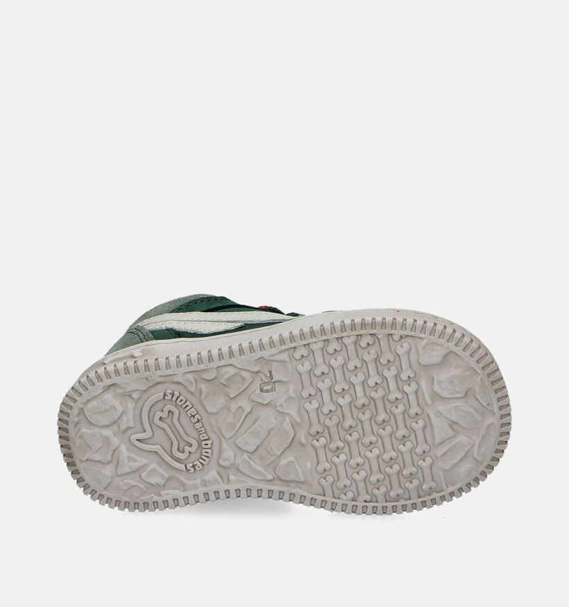 STONES and BONES Nomi Chaussures pour bébé en Vert pour garçons (345766) - pour semelles orthopédiques