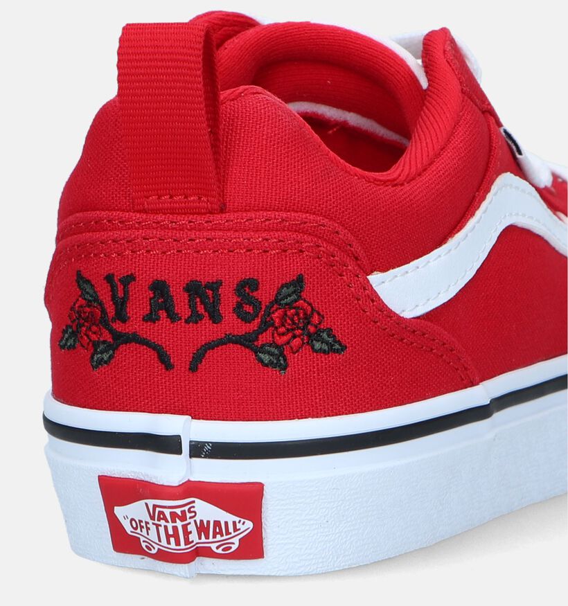 Vans Filmore YT Rode Skate sneakers voor meisjes, jongens (336503)