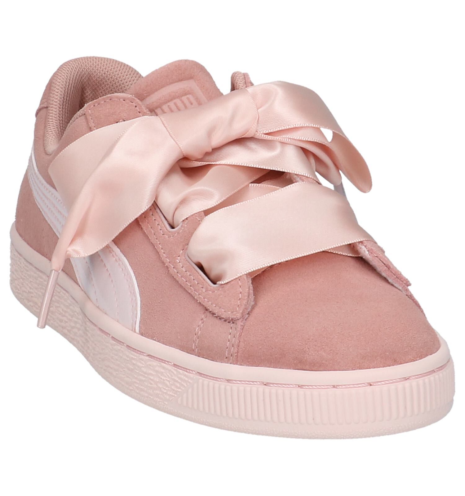 puma suede wn's rose pastel