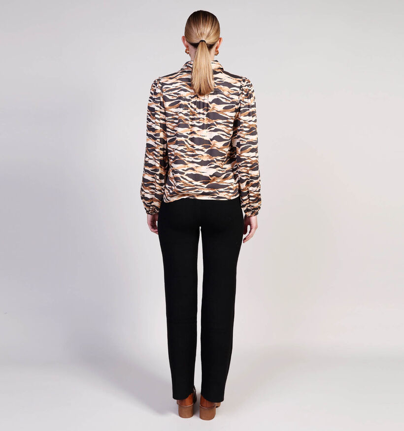 Minus Lottie Bruine/Beige Blouse voor dames (361742)