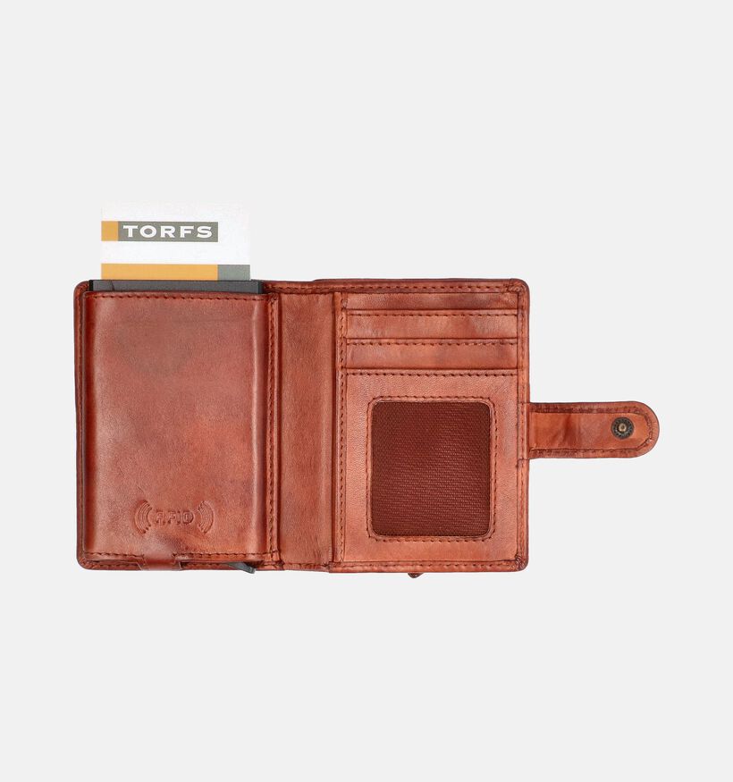 Bear Design Cognac Portemonnee met Overslag voor heren, dames (382099)