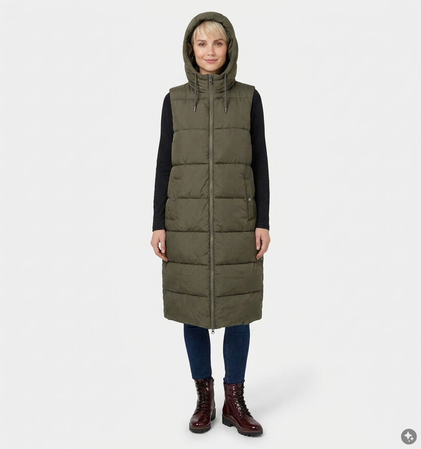 Vero Moda Michelle Donkergroene Bodywarmer voor dames (377594)