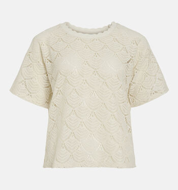 Vila T-shirts Beige