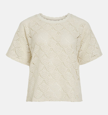 Vila T-shirts Beige