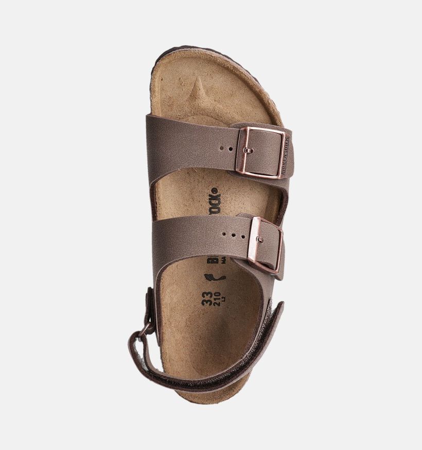 Birkenstock Milano Sandales en Taupe pour filles, garçons (352405)