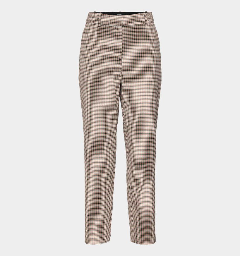 Vero Moda Clara Pantalon Habillées en Brun - L 32 (318451)