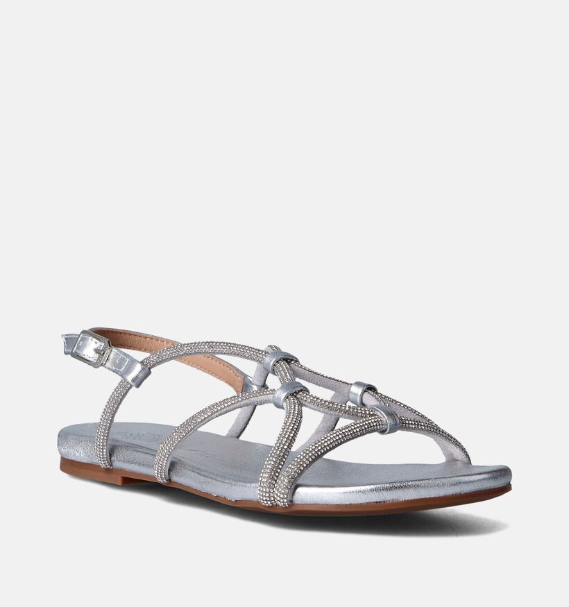 Unisa Cooper Sandales plates en Argent pour femmes (358283)