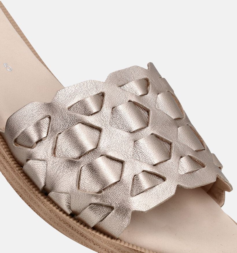 Gabor Gouden Platte Sandalen voor dames (371141)