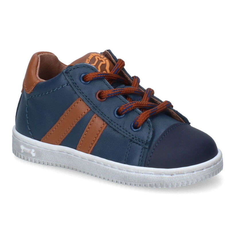 STONES and BONES Nepo Bottines en Cognac pour garçons (303477) - pour semelles orthopédiques