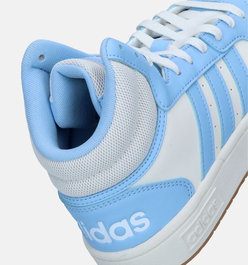 adidas Hoops 3.0 MID Baskets en Bleu pour femmes (343339) - pour semelles orthopédiques