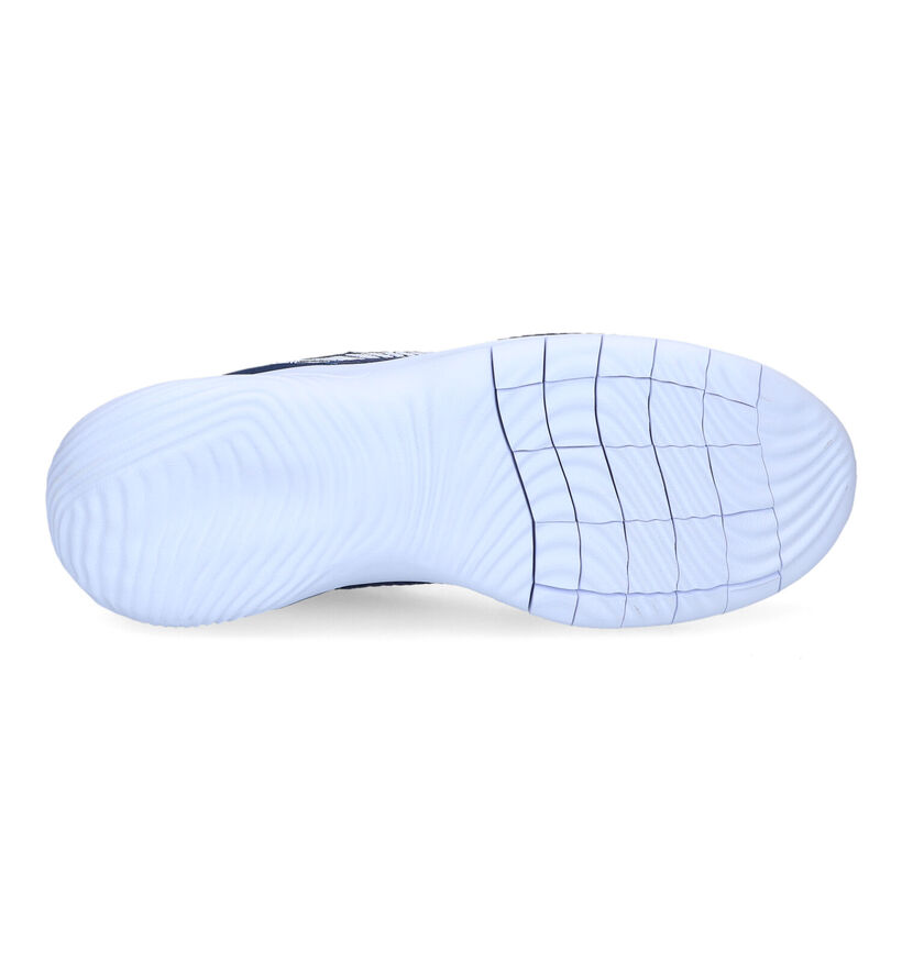 Nike Flex Experience Run Baskets en Bleu pour hommes (302685) - pour semelles orthopédiques