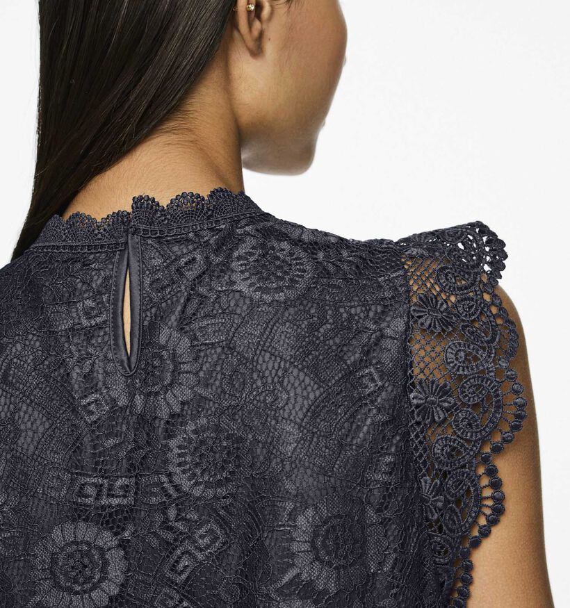 Pieces Pcolline Donkerblauwe Top voor dames (378350)