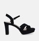 Tamaris Sandales avec talon en Noir pour femmes (338311)