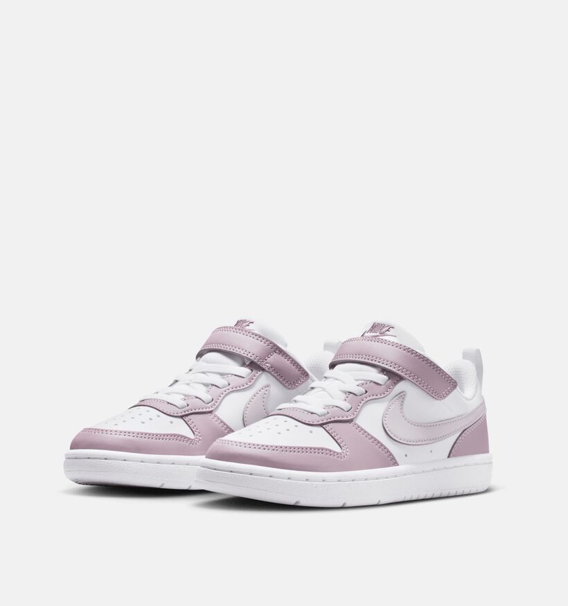 Nike Court Borough Low Baskets basses en Lila pour filles (376155)