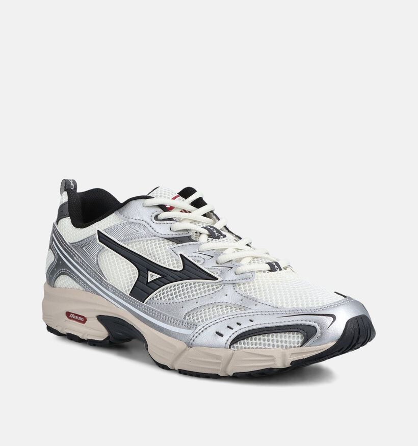 Mizuno MXR Sport Baskets en Blanc/Noir pour hommes (376418)