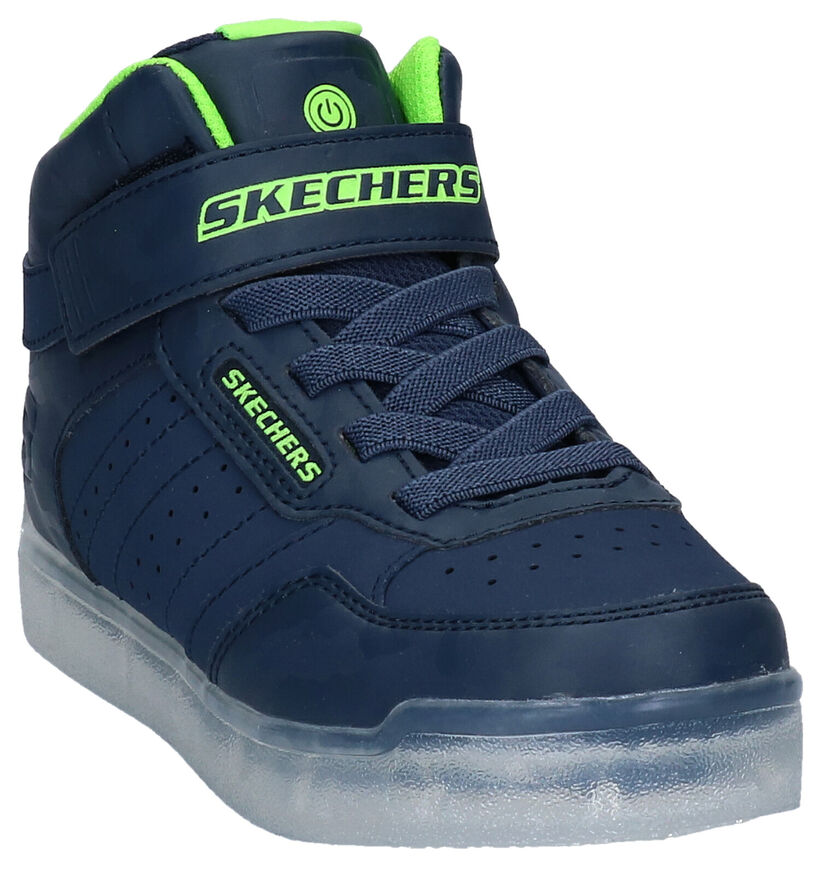 Skechers Ice Lights Ultra Zwarte Sneakers in kunstleer (294011)