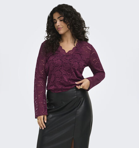 ONLY Carmakoma Blouses Bordeaux