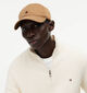 Tommy Hilfiger Flag Soft 6 Panel Lichtbruine Pet voor heren, dames (375206)